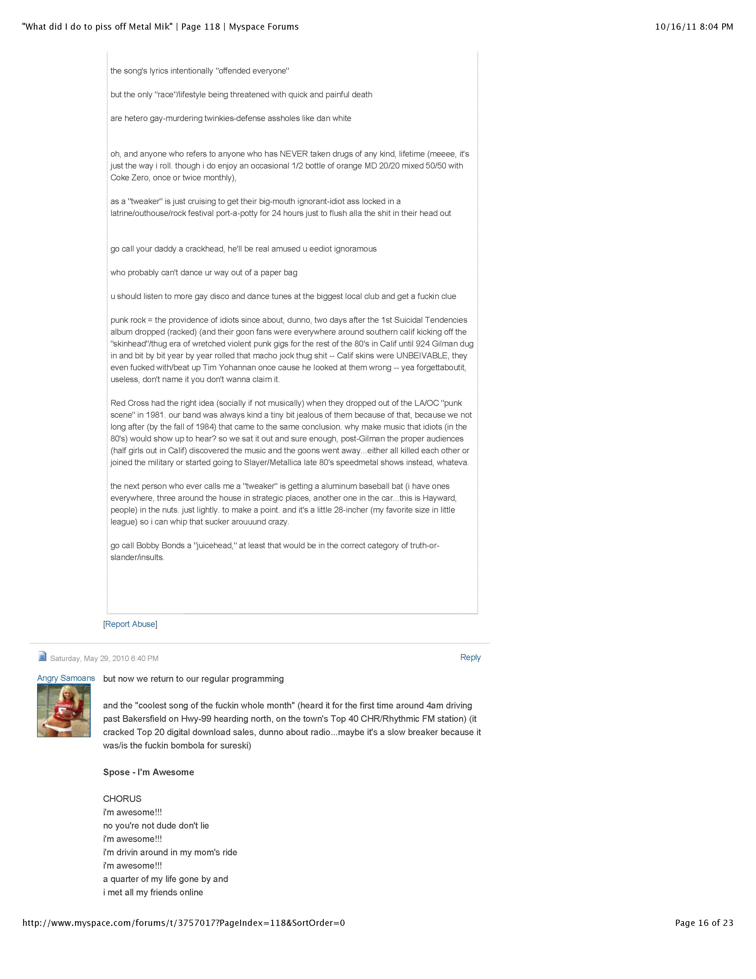 ./MySpace - 'What did I do to piss off Metal Mike' | Page 118 | Myspace Forums re Metal Mike Saunders_Page_16.png